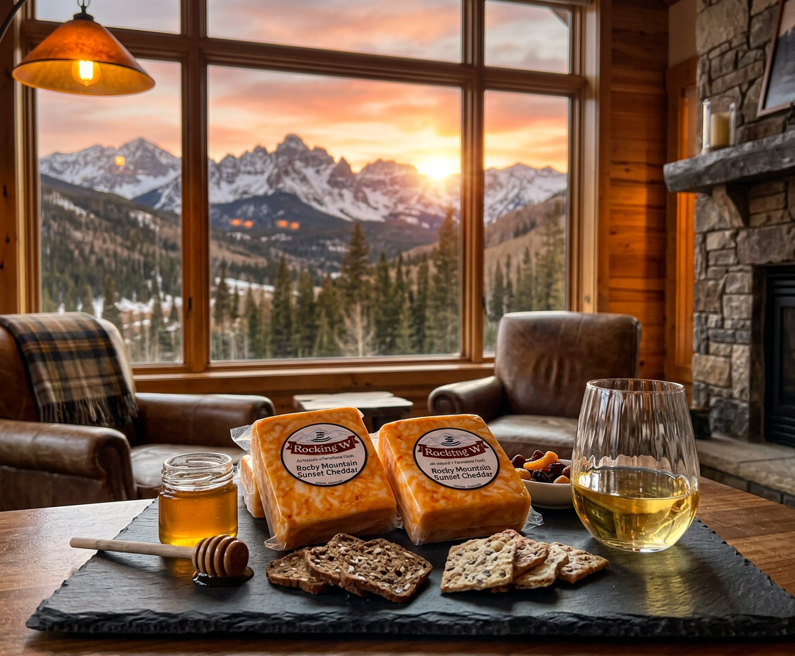 Rocking W Sunset Cheddar: Colorado's High-Altitude Farmstead Masterpiece