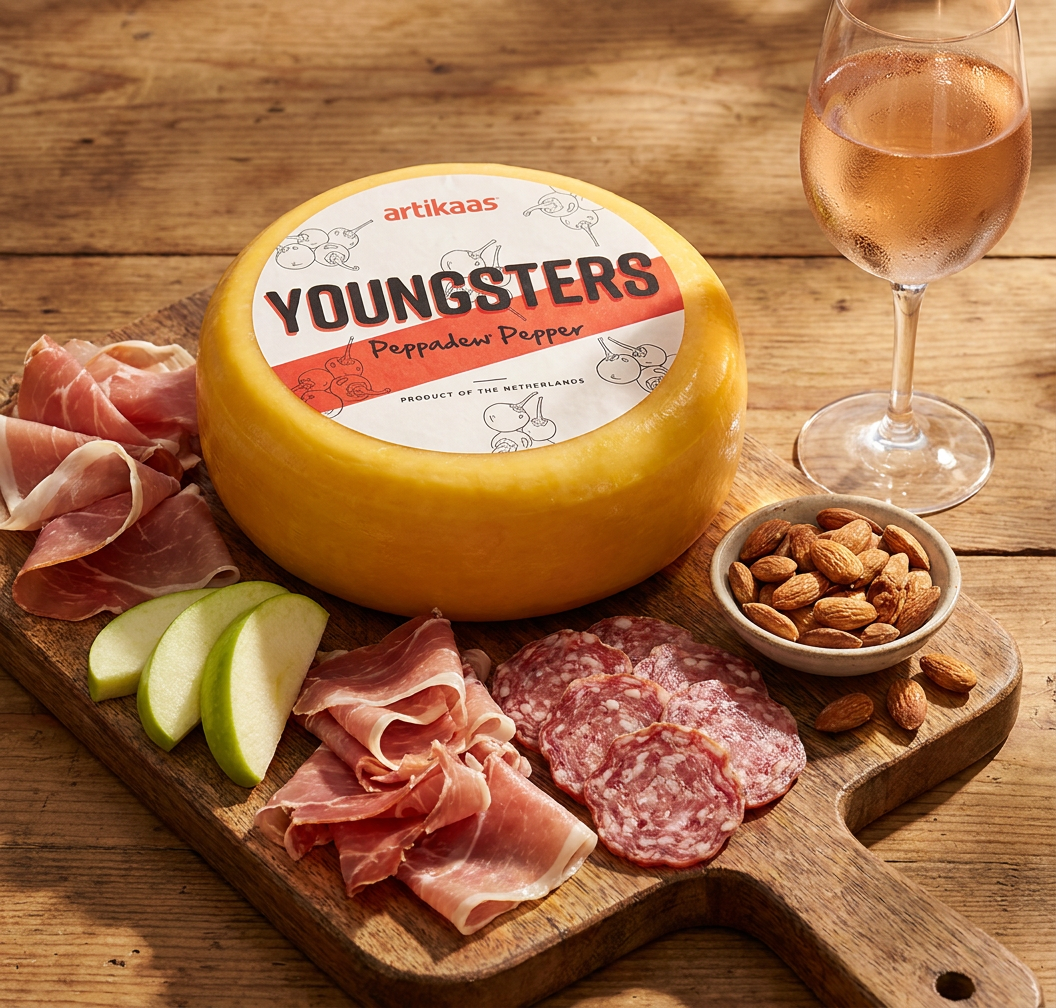 Sweet Heat Meets Dutch Tradition: Youngsters Peppadew Gouda