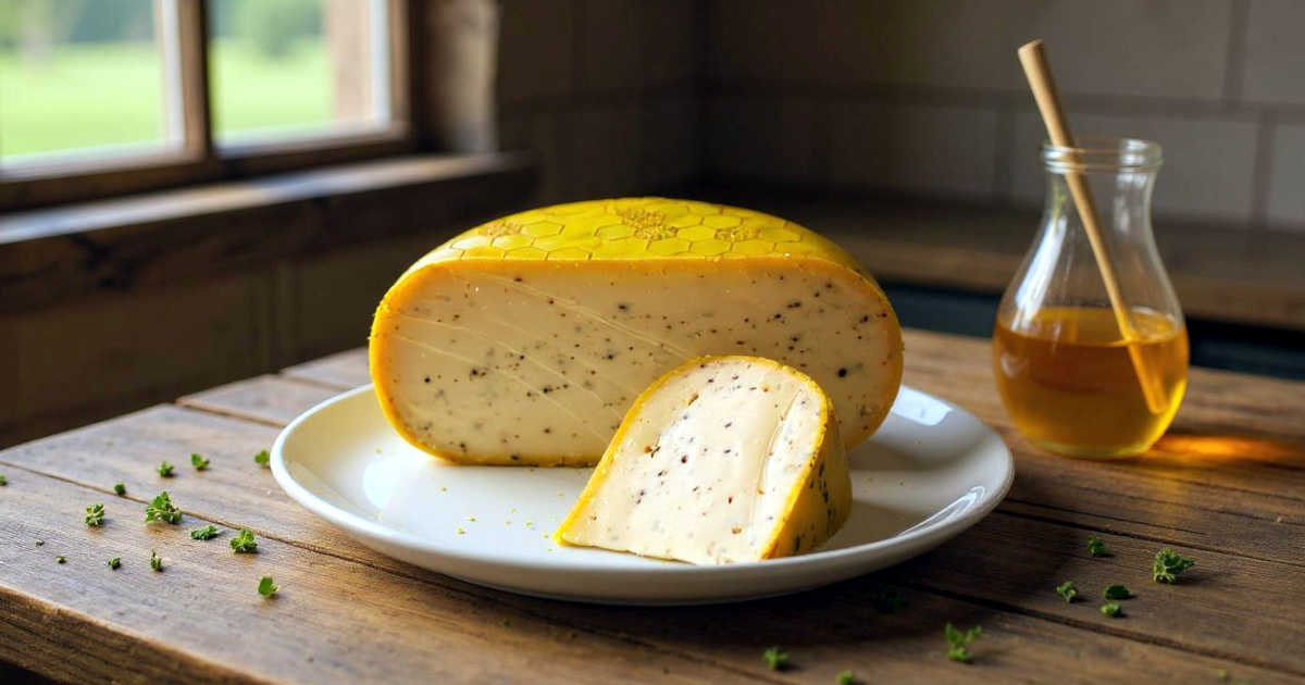 Honey-Truffle Goat Gouda